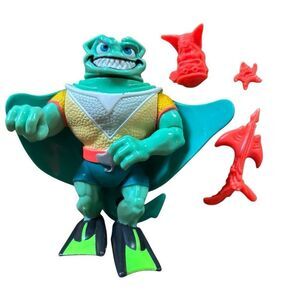 Teenage Mutant Ninja Turtle Playmates 1990 Ray Fillet Complete